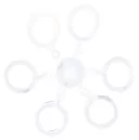 MIKADO gumičky na pelety METHOD FEEDER na kroužku 4mm - 24ks