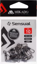 MIKADO obratlík - BARREL s karabinou INTERLOCK vel.6 BN - 10ks