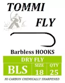 BLS - suché háčky bez protihrotu DRY FLY - vel.18