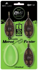 MIKADO sada krmítek - method feeder APERIO Q.M.F. - 3x40g + forma