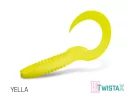 Umělá nástraha Delphin TwistaX Eeltail UVs 6cm / YELLA - 5ks