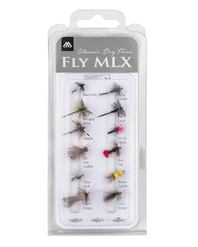 MIKADO sada - umělé mouchy Dry Flies - s protihrotem