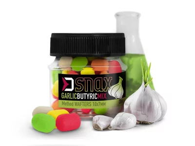 Nástraha MIX D SNAX WAFT / česnek-butyric / 10x7mm 20g