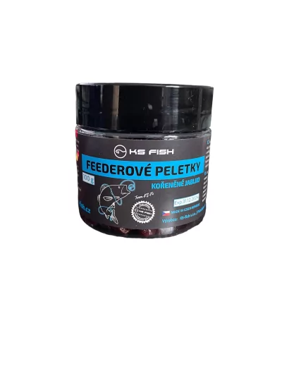 KS Fish Feederové peletky KOŘENĚNÉ JABLKO 100g