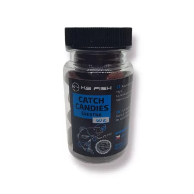 KS Fish Catch Candies 60g ŠVESTKA
