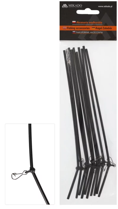 MIKADO hokejka s obratlíkem 15cm - 10ks