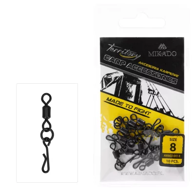 MIKADO obratlík s kroužkem - rychlovýměnný vel.8 - 10ks