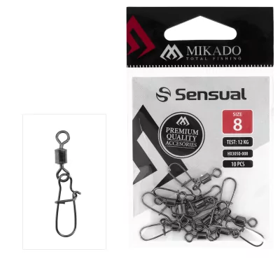 MIKADO obratlík - ROLLING s karabinou FASTLOCK vel.22 BN - 10ks