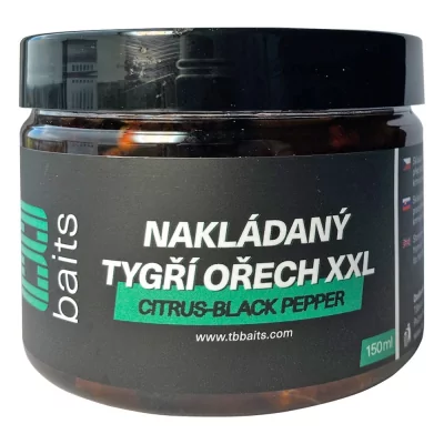TB Baits Nakládaný Tygří Ořech XXL - CITRUS-BLACK PEPPER 150ml
