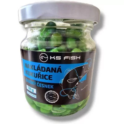 KS Fish Nakládaná kukuřice 125g DIVOKÝ ČESNEK