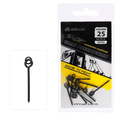 MIKADO vrtáček na boilies s kroužkem 13mm - 10ks