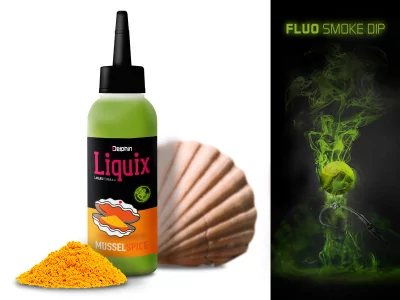Fluo dip D SNAX LiquiX / mušle-koření 100ml