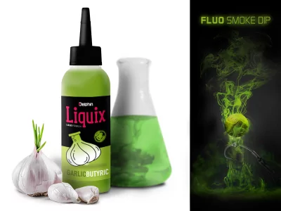 Fluo dip D SNAX LiquiX / česnek-butyric 100ml