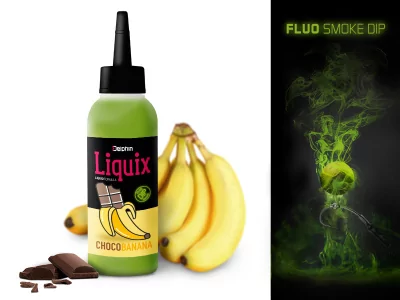 Fluo dip D SNAX LiquiX / čokoláda-banán 100ml