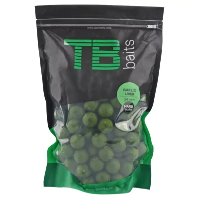 TB Baits Hard Boilie GARLIC LIVER 250g 24mm