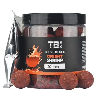 TB Baits Boosterované Boilie ORIENT SHRIMP 120g 16mm