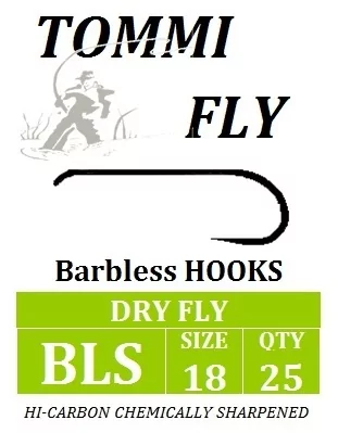 BLS - suché háčky bez protihrotu DRY FLY - vel.18