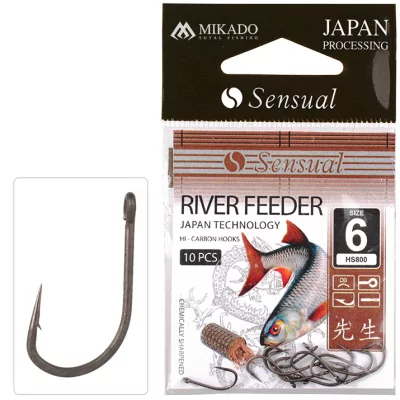 MIKADO háček SENSUAL RIVER FEEDER vel.16 DB - 10ks