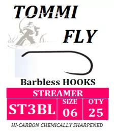 BLST - háčky bez protihrotu STREAMER - vel.06