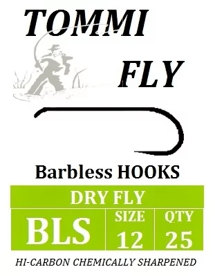 BLS - suché háčky bez protihrotu DRY FLY - vel.10