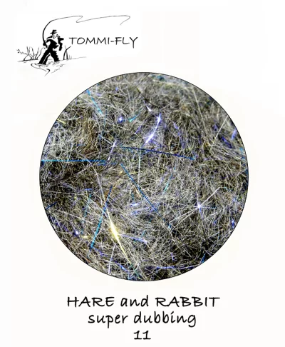 Hare & Rabbit super dubbing - black tyrkys