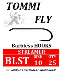 BLST - háčky bez protihrotu STREAMER - vel.10