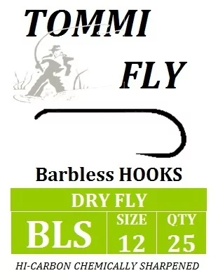 BLS - suché háčky bez protihrotu DRY FLY - vel.12