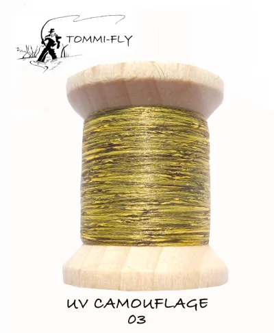 UV CAMOUFLAGE THREAD - golden olive