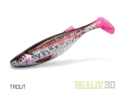 Umělá nástraha Delphin Realix 3D 13cm / TROUT - 2ks