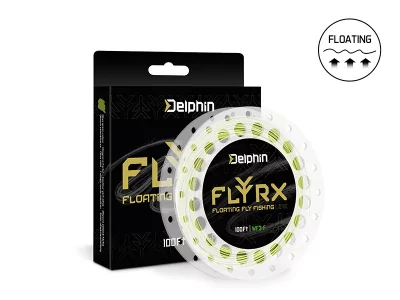 Muškařská šňůra Delphin FLYRX WF4-F / 100 FT