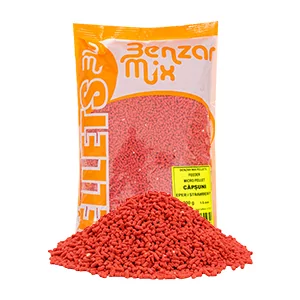 BENZAR MIX mikro pelety JAHODA/1,5mm/800g