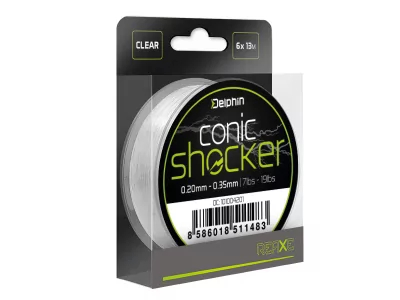 Kónický vlasec Delphin Conic SHOCKER REAXE / 6x13m 0,22mm - 0,40mm
