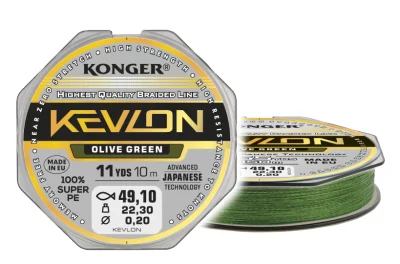 Pletenka KEVLON X4 OLIVE GREEN / 10m 0,06mm