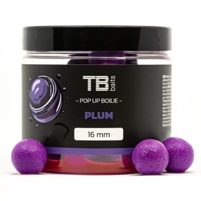 TB Baits Plovoucí Boilie Pop-Up Plum + NHDC 65g - 12mm