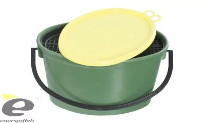 ENERGOTEAM kýbl na živé nástrahy s víkem 4l