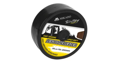 MIKADO - LEADCORE LEADER / 45lbs 10m - hnědá