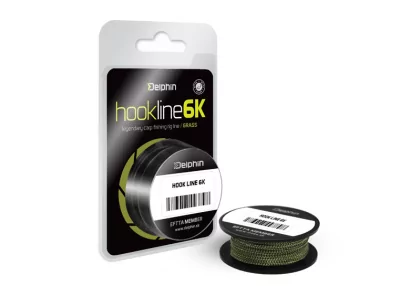 Delphin HOOKLINE 6K grass / 25lbs 20m