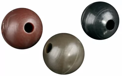 MIKADO silikonové korálky - 6mm tmavě hnědá