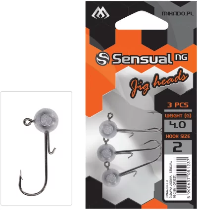 MIKADO jigové háčky - SENSUAL - 8g-6/0 BN - 3ks