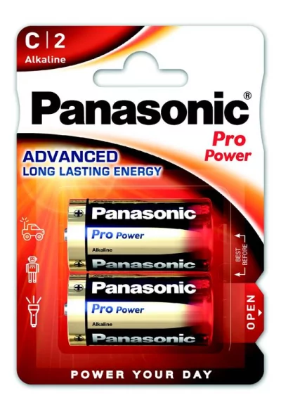 Panasonic LR14PPG/2BP Pro Power Gold