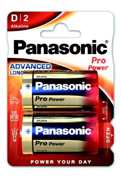 Panasonic LR20PPG/2BP Pro Power Gold