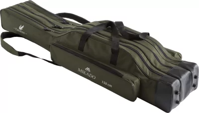 MIKADO pouzdro na pruty - 3 komorové 160cm ZESÍLENÉ - zelené