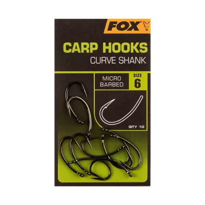 FOX International háčky - Carp Hooks Curve Shank
