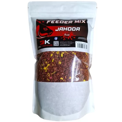 DK FISHING Feeder mix vlhčený - 1kg