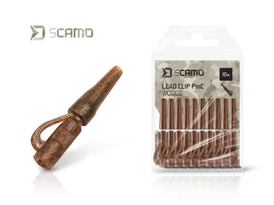 Klip na olovo Delphin sCAMO PinC WOODZ - 10ks