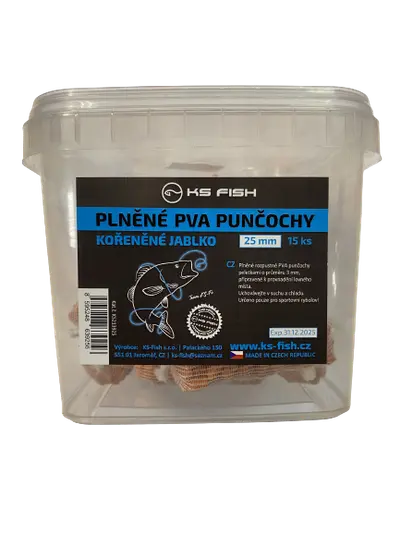 KS-Fish Plněné PVA punčochy KOŘENĚNÉ JABLKO