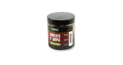 NIKL Boilies v dipu CHILLI & PEACH - 250ml