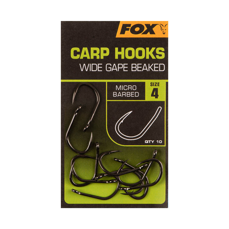 FOX International háčky - Carp Hooks Wide Gape Beaked